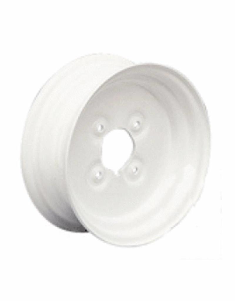 White Trailer Wheel 8 Inch Rim Steel 2.5J x 4inch PCD 4 Holes | Fieldfare Trailer Centre