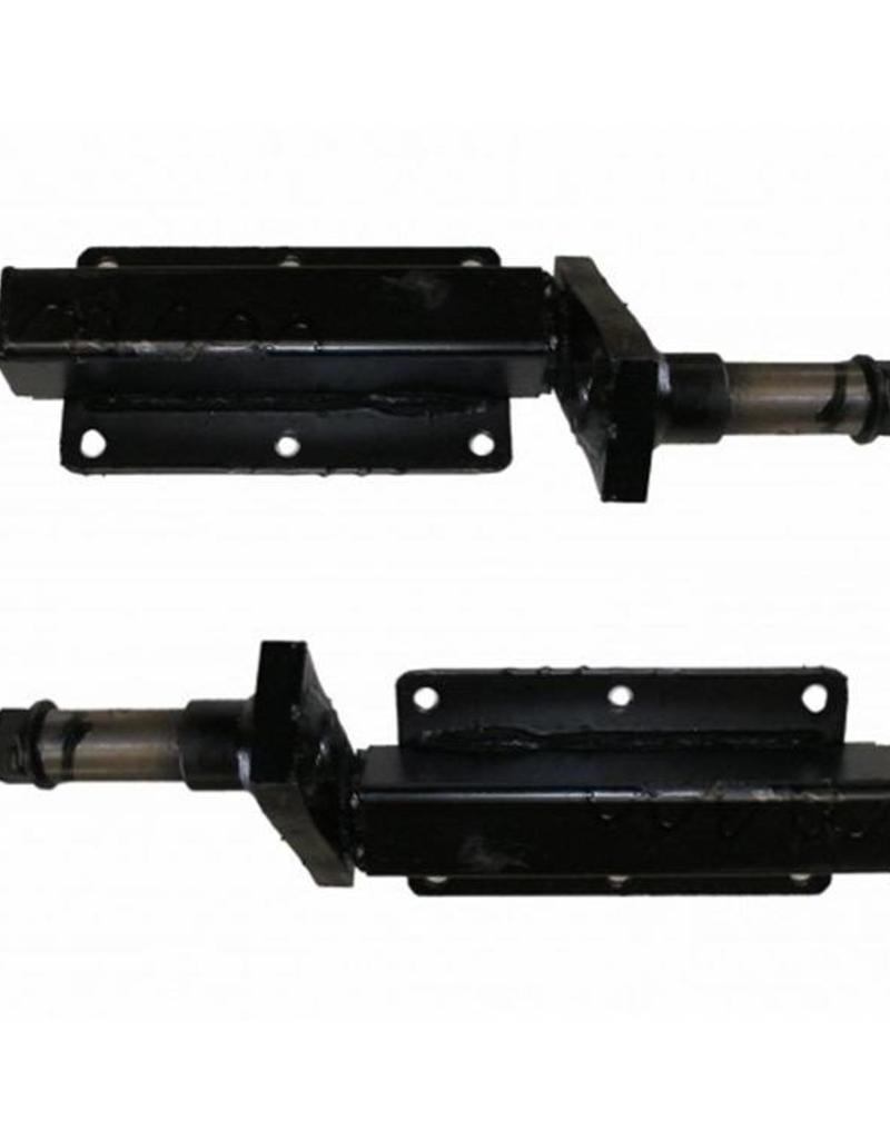 Black Painted Unbraked Mini Wheel Trailer Suspension Unit 500kg Per Pair | Fieldfare Trailer Centre