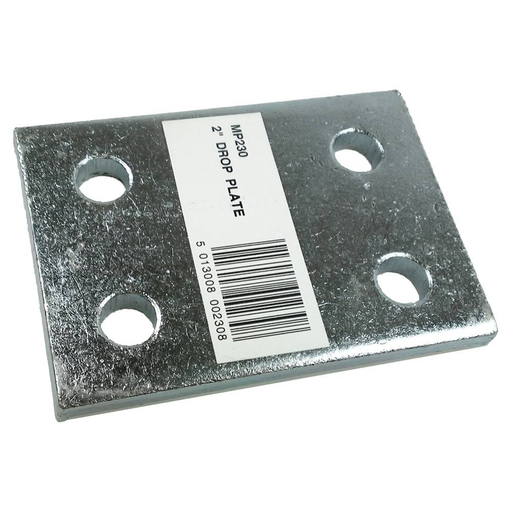 Drop Inplate Zinc Plated 2 Inch Drop Plate | Fieldfare Trailer Centre | UK ...