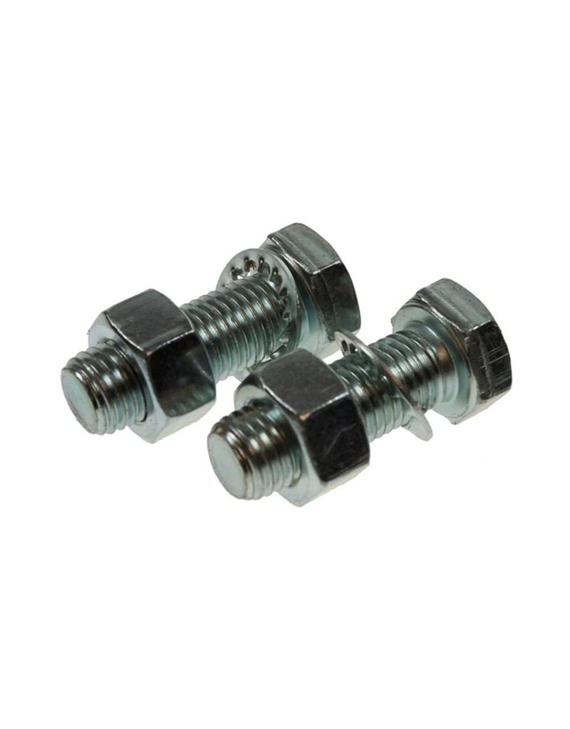 Two and Half Inch Tow ball Bolt Nut and Washer Set Fieldfare Trailer