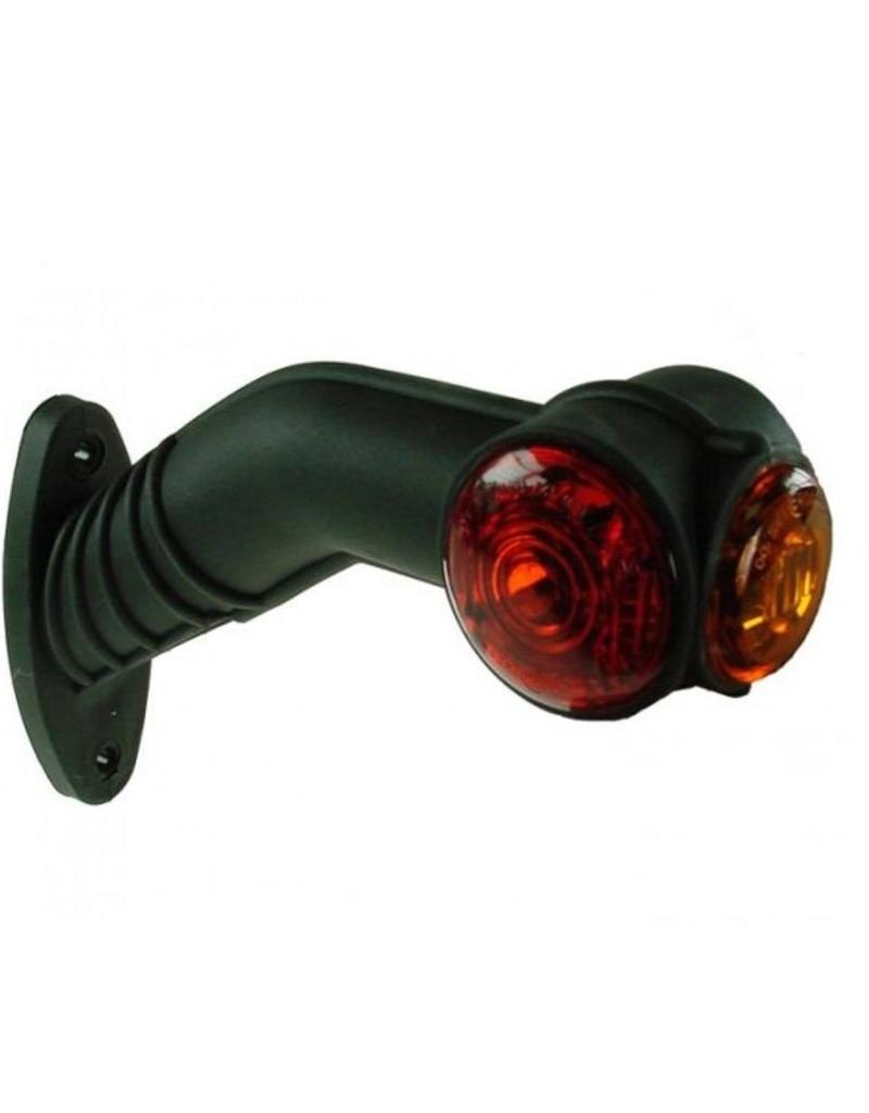10-30V LED Right Hand 90 Degree Red White Amber Trailer Marker Lamp | Fieldfare Trailer Centre