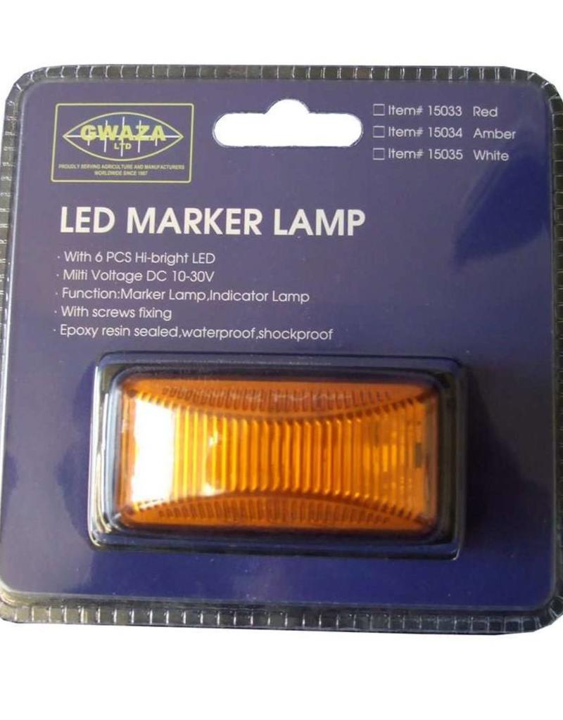 GWAZA LED Trailer Amber Marker Lamp | Fieldfare Trailer Centre