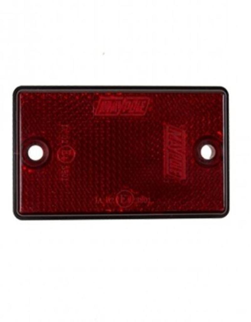 Rear Red Reflector 75 x 46mm | Fieldfare Trailer Centre