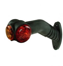 10-30V LED Left Hand 90 Degree Red White Amber Trailer Marker Lamp