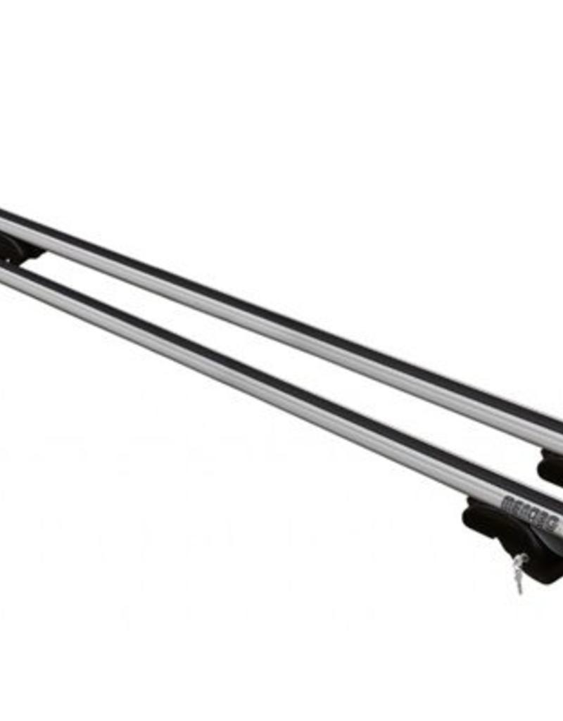 MWAY Universal Ally Roof Bars 1.35m for Raised Roof Rails DISC.