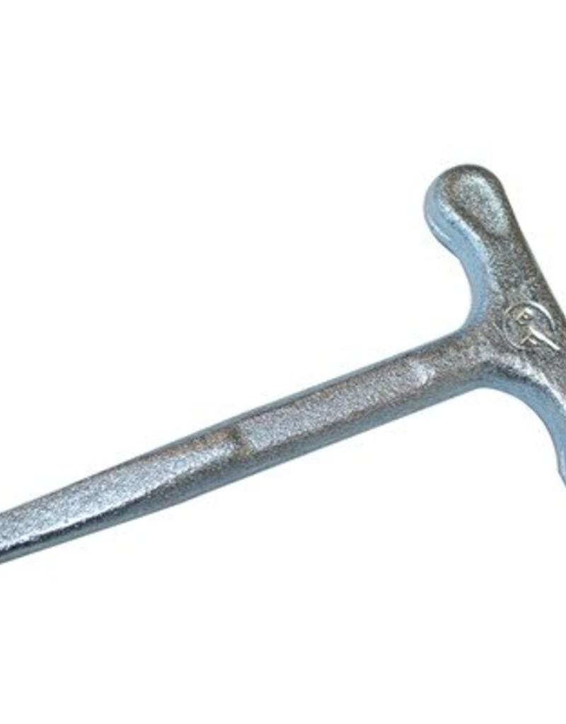 125mm x 70mm Zinc Plated Tee Key | Fieldfare Trailer Centre