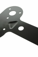 Sided Double Socket Mounting Plate Black | Fieldfare Trailer Centre