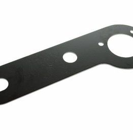 Single Socket Mounting Plate 2mm for 7/13Pin Black