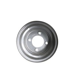 10 inch Rim Steel 6.00J x 5.5 inch  PCD x 4 Holes Silver