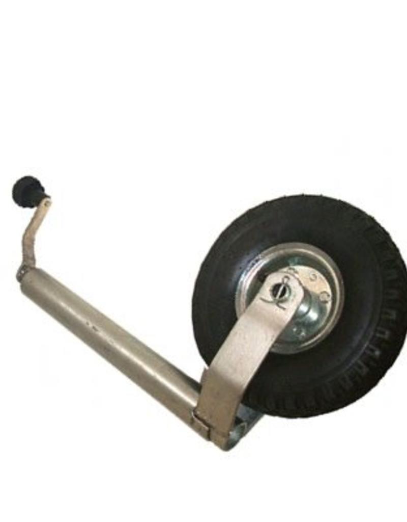 Jockey Wheel Pneumatic NO Clamp 48 mm N.W.L 150kg | Fieldfare Trailer Centre