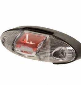 thumbnail image 2 of 10 Pack 9 LED Round Side Marker Lights – Red With Flower Petal Lens For Trailer & Truck 2 of 4