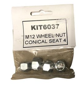 Bradley M12 x 1.5 Wheel Nuts pack of 4