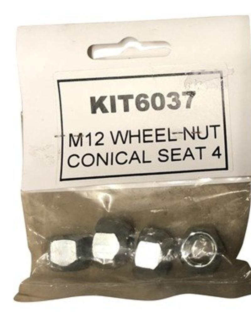 Bradley M12 x 1.5 Wheel Nuts pack of 4 | Fieldfare Trailer Centre