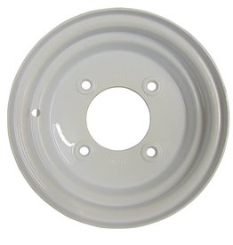 Trailer Wheel 10 inch Rim Steel 3.50J x 5.5inch PCD x 4 Holes - White