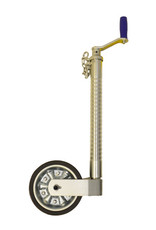 48mm Heavy Duty Serrated Jockey Wheel - 500kg Static Nose Weight