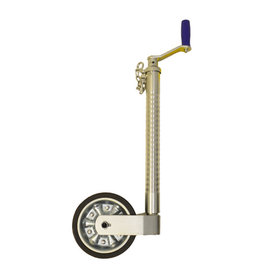 48mm Heavy Duty Serrated Jockey Wheel - 500kg Static Nose Weight