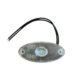 12-24V Slim Line Oval LED Front Marker Lamp