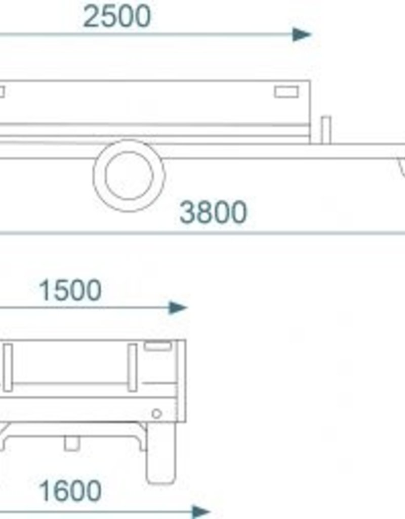 Debon Debon PWO 1500 LUX Tipper Trailer