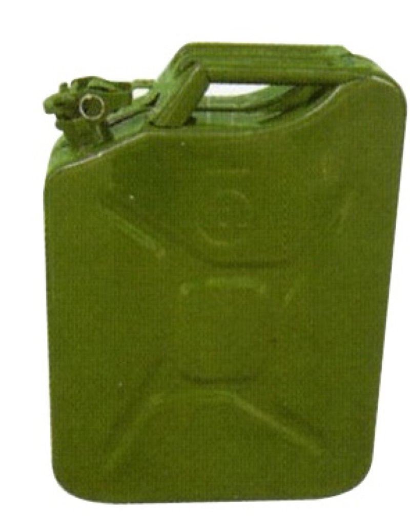 Green Metal 20 Litre Jerry Can