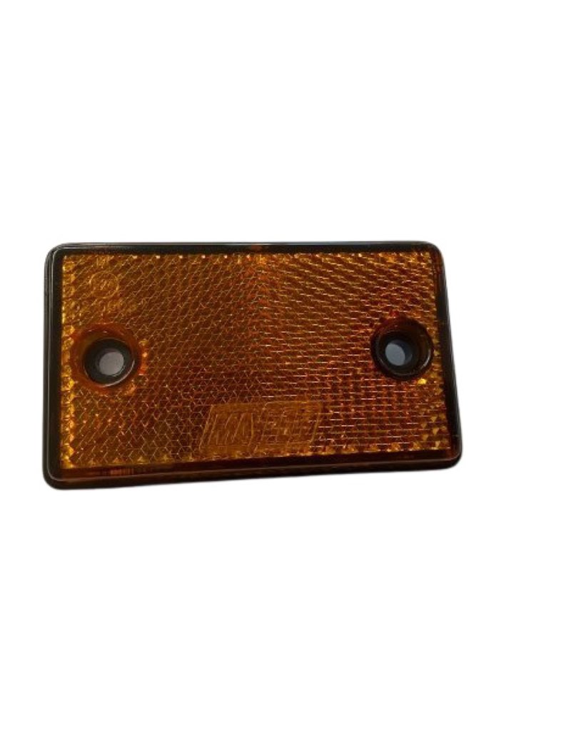 Amber Rectangular Reflector 90 x 38mm | Fieldfare Trailer Centre