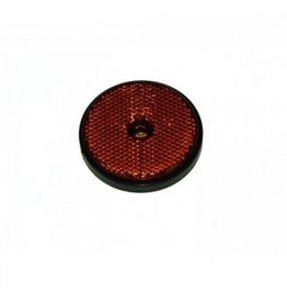 70mm Round Amber Reflector