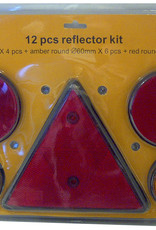 Reflector Kit Triangular/Round 12 Pieces