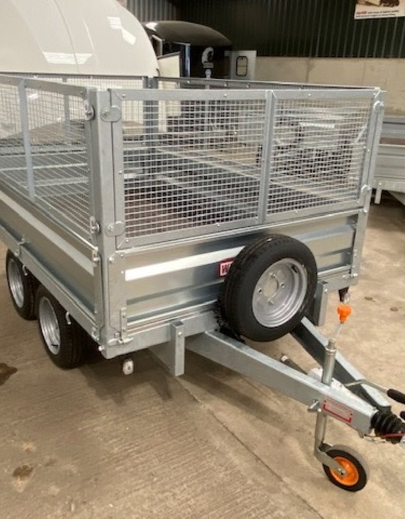 Wessex Trailers Wessex PL85 Platform Trailer, Drop Sides, Mesh Sides, Spare Wheel & Carrier