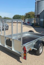 Wessex Trailers Wessex WG85S Single Axle Braked Goods Trailer 1.3t GVW, Ramp Tailgate, Spare Wheel & Carrier