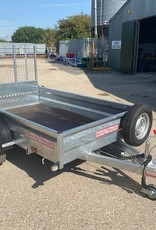 Wessex Trailers Wessex WG85S Single Axle Braked Goods Trailer 1.3t GVW, Ramp Tailgate, Spare Wheel & Carrier