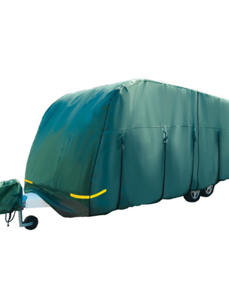 4.1m (14′) Premium Green 4-Ply Caravan Cover