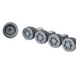 M12X1.5 Locking Wheel Bolts Premium Set Of 4 Spherical For Cheval/Debon Alloy Wheels