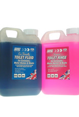 Twin 2L Pack of Toilet Rinse & Fluid