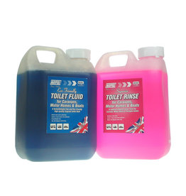 Twin 2L Pack of Toilet Rinse & Fluid