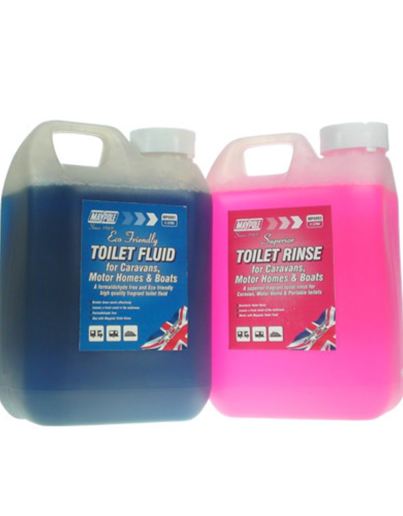 Twin 2L Pack of Toilet Rinse & Fluid