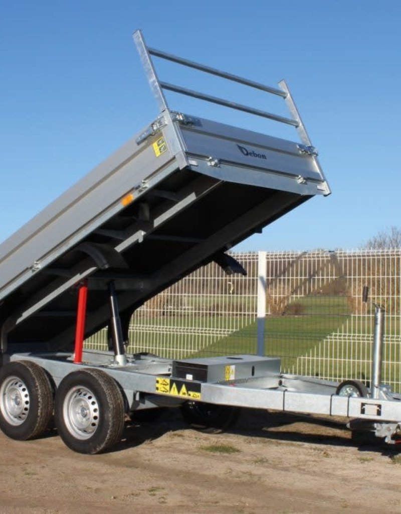 Debon Debon PW1.2 Twin Axle Tipper Trailer - 3m x 1.55m  2000kg GVW