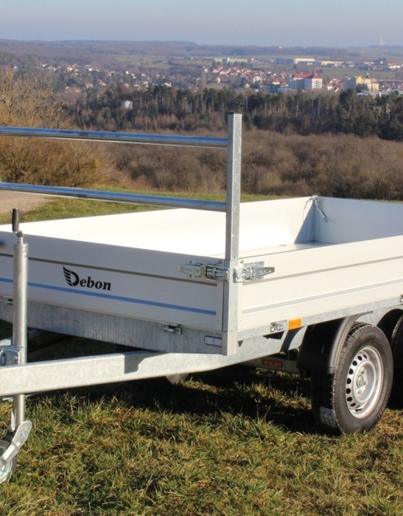 Debon Debon PW1.2 Twin Axle Tipper Trailer - 3m x 1.55m  2000kg GVW