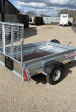 Wessex UBGT64 Single Axle Unbraked Goods Trailer 750kg GVW Fitted with  Ramp Tailgate, Spare Wheel