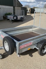 Wessex UBGT64 Single Axle Unbraked Goods Trailer 750kg GVW Fitted with  Ramp Tailgate, Spare Wheel