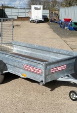 Wessex Trailers Wessex UBGT84 Single Axle Unbraked Goods Trailer 750kg GVW Fitted with  Ramp Tailgate, Spare Wheel & Prop Stands