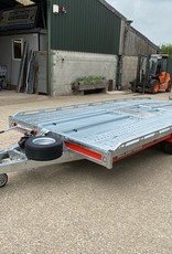 Brian James 231 T Transporter, 5.0m x 2.1m, 3.5t, 10in wheels, 3 Axle 1.8m Ramps & Tilt Bed