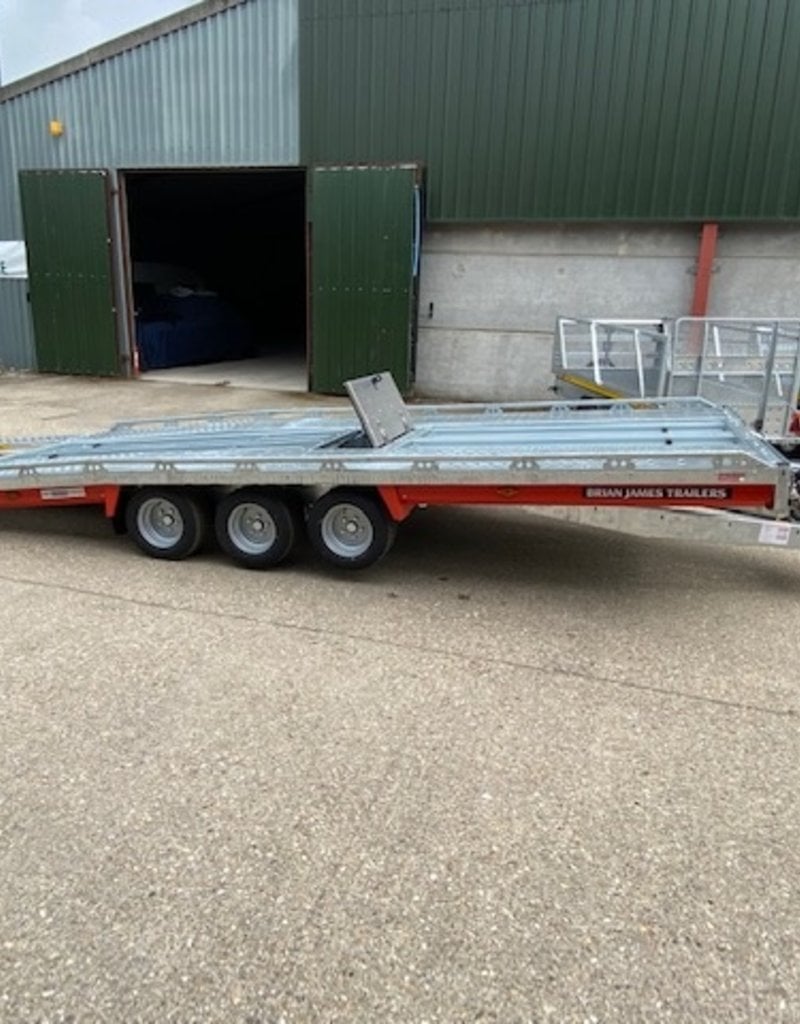 Brian James 231 T Transporter, 5.0m x 2.1m, 3.5t, 10in wheels, 3 Axle 1.8m Ramps & Tilt Bed