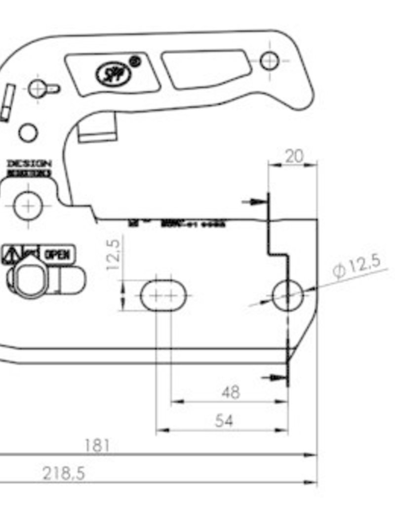 3000Kg Heavy Duty Pressed Steel 50mm Coupling for AL-KO AK300, Ifor Williams P0528