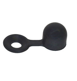 Black Towball Rubber Cap and Retention Ring