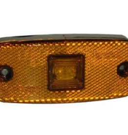 Trailer 10-30V Amber LED Side Marker Lamp and Reflector