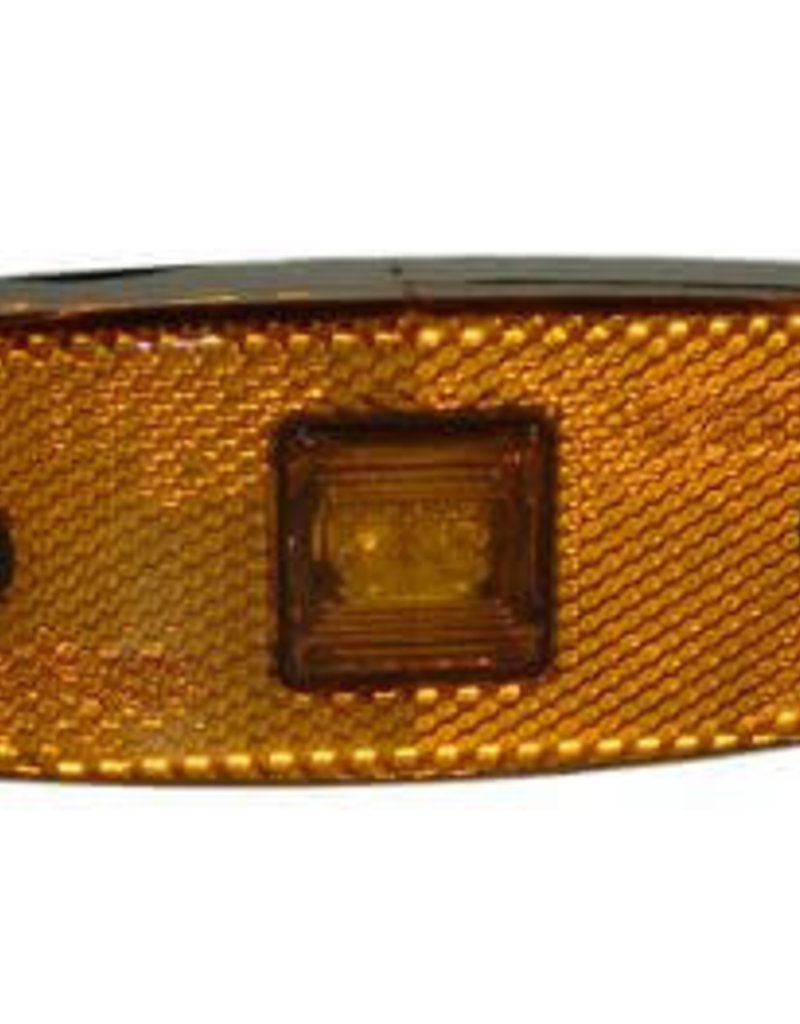 Trailer 10-30V Amber LED Side Marker Lamp and Reflector