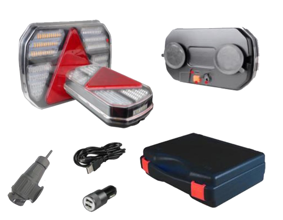 13 Pin Wireless Led Light kit Magnetic 7 function - Fieldfare Trailer Centre