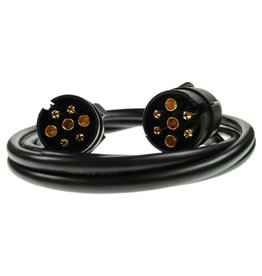 Trailer 2m Connecting Lead 12N 7 Pin Plugs