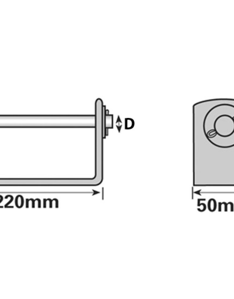 Keel Roller Bracket 17305 | Fieldfare Trailer Centre