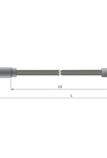 770mm / 966mm Quick Connect Longlife Alko Style Bowden Cable | Fieldfare Trailer Centre