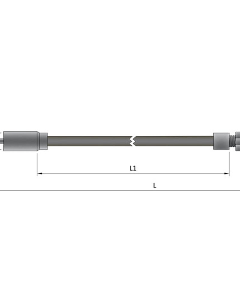 1430mm / 1626mm Quick Connect Longlife Alko Style Bowden Cable | Fieldfare Trailer Centre